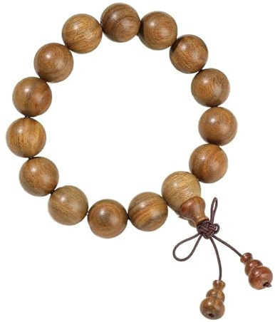 Générique Bracelet gourde en perles de bois santal for femmes et hommes