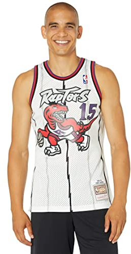 Mitchell & Ness NBA Swingman Jersey Basketball Trikot Toronto Raptors - Vince Carter, Weiß, S