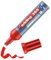 edding 365 Whiteboardmarker - rot - 1 Whiteboard Stift - Keilspitze 2-7 mm - für Whiteboard, Glas, Schreibtafel, Flipchart - trocken und rückstandsfrei abwischbar, trocknet nicht aus