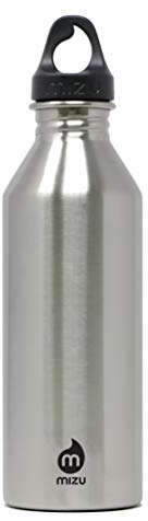 Mizu Trinkflasche M8 Stainless and Loop Cap, Silver, 800 ml