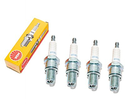 Zündkerzen Set NGK - 4X BR8ES für Kawasaki GPZ