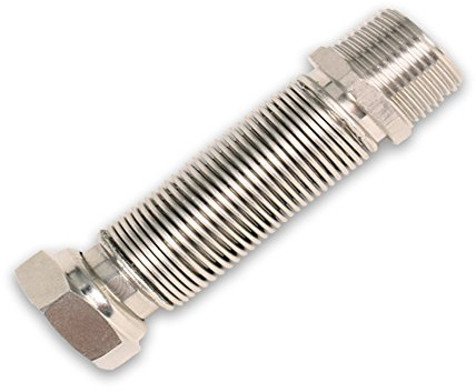 75-130mm Wellrohr ausziehbar 1/2 (AG-flachdichtend auf Überwurf)
