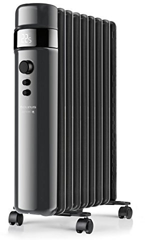 Taurus - Radiador de Aceite Inteligente Agadir Connect 2000W | Control por Voz y App WiFi | Potencia Ajustable | Modo Eco | Temporizador 24h | Protección Térmica