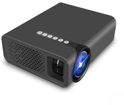 Proiettori Videoproiettore Mini proiettore 2000 lumen 1080P HD per sistema Home Theatre Proiettore video con HDMI VGA AV USB Video proiettore cablato (colore : Nero)