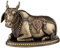 Veronese Design Nandi The Gatekeeper of Shiva und Parvati Statue Skulptur 12,4 cm hoch