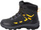 Jack Wolfskin Unisex Kinder Vojo Texapore Mid K, Black / Burly Yellow, 35 EU