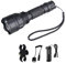 Torcia Tattica con Pressostato, WESLITE 1300 Lumens Torcia Militare LED ad Alta Potenza 1 Modalità Torcia LED Ricaricabile da Caccia con Pressostato, Supporto Picatinny, Batteria e Caricabatterie
