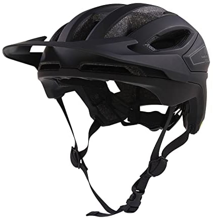 Oakley Drt3 Fahrradhelm, Mattschwarz/gebürstetes Metall, S