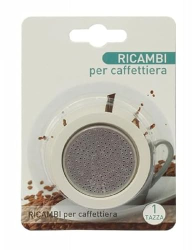 OISE ART STORE Trade Shop - Set Ricambi Guarnizione Gomma Filtro per Caffettiera Moka caffè 1 Tazza 53324