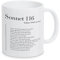 artboxONE Tasse Sonnet 116 by William Shakespeare von Cristina Castro Moral - Kaffeetasse Typografie
