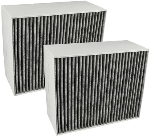 vhbw 2x Aktivkohlefilter Ersatz für Gaggenau AA200110 | AA442110 für Dunstabzugshaube - 22,7 x 18,9 x 10 cm