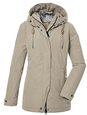 G.I.G.A. DX Damen Funktionsjacke/Outdoorjacke mit Kapuze GW 14 WMN JCKT, hellbeige, 36, 39837-000