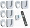 Viilich 4 Stück Starker Magnethalterung Fernbedienungshalter,Fernbedienung Ohne Bohrlöcher Fernbedienungshalter Wand,Fernbedienungshalter Wand für Fernsteuerung Zuhause, Büro, Schule(grau)