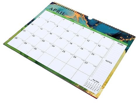 HOODANCOS Zimmer Täglichen Verwenden Kalender Termin Hängen Kalender Kalender Englisch Termine