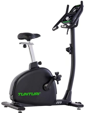 Tunturi Signature E60 Heimtrainer - Ergometer & Servomotor - Bluetooth - Fitnessfahrrad mit 26 Trainingsprogrammen - Niedriger Einstieg - Verstärkte Pedale - Komfort Plus Sattel