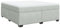 vidaXL Boxspringbett, Polsterbett Bett mit Matratze, Bettgestell mit Lattenrost, Doppelbett für Schlafzimmer, Hellgrau 180x200cm Samt