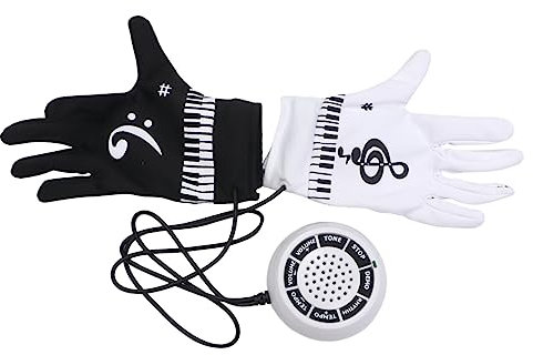 Vaguelly Musik-Handschuhe für Klaviertasten Sofa Elektrische Handschuhe 8 Instrumente 20 Rhythmen Zur Entspannung