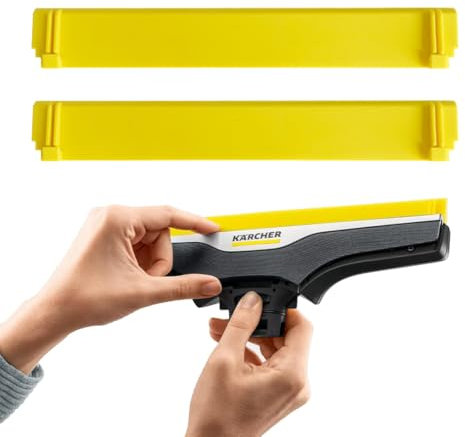 FEQDWOX 2 pièces Lèvres de séchage pour aspirateur de fenêtre SC1SC2SC3SC4SC5SC7 WV 6 lave vitre (280 mm) (jaune)