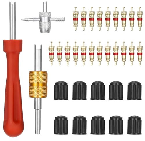 Flaconi Extractor de Válvulas de Neumáticos de Automóviles,Herramientas de Las Válvulas de Los Neumáticos,Herramienta de Válvula de Neumático,para Coches,Motos,Bicicletas