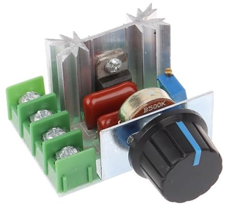 1 Stück 50-220 V 2000 W Drehzahlregler Dimmer SCR Spannungsregler Thermostat Werkzeug