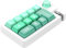 Clavier de jeu mécanique professionnel avec contrôle par joystick et personnalisation macro claviers personnalisables 12 touches
