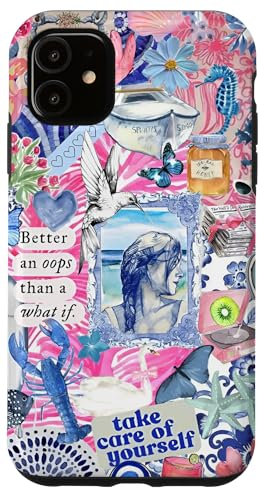 European Summer Preppy Coastal Girly Aesthetic Case for iPhone 11