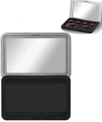 IJYHZKE Magnetic Filter Storage Case for DJI Osmo Pocket 3, Waterproof, Dustproof, Shockproof Storage Bag for Wide Angle/Macro Lens Accessory, Compact & Lightweight (Large(11x 1.5X 7.3cm))