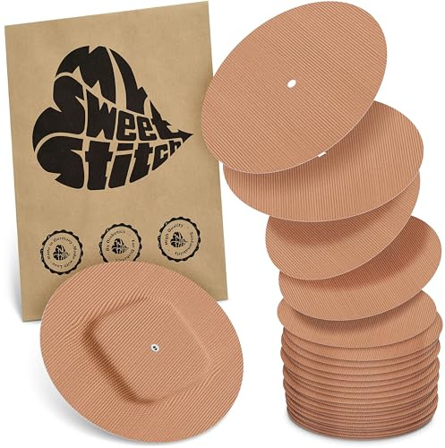 MySweetStitch – 10–25× Cerotto Simplera rotondo, overpatch Ø 70 mm, delicato sulla pelle, impermeabile e traspirante (Beige, 25)