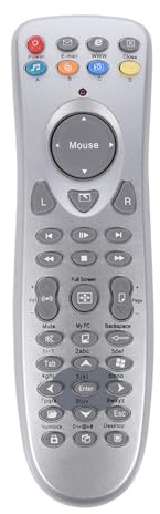 Wireless USB -Fernbedienung für PC -Medienwiedergabe, kompatibel mit XP Vista 7 8 10, Stecker und Multimedia -Controller für Laptop Desktop, unterstützt Winamp Powerdvd RealPlayer