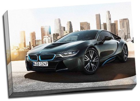 Panther Print Kunstdruck BMW i8 Concept Leinwand Bild 76,2 x 50,8 cm Zoll