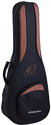 Ortega Guitars Pro Series Bag - Bariton Ukulele Tasche - Höhe 78 cm - Breiter Halsgurt - Schultergurte - Nylon, Schwarz (OUGB-BS)