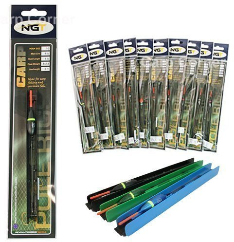 10 x Deluxe Pole float Rigs Match Fishing Tackle BARBLESS