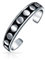 Bling Jewelry Personalisierte Bali Stil Round Dot Midi Band Toe Ring Für Frauen .925 Silber Sterling Mid Finger Einstellbar Individuelle Gravur