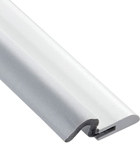 AM Conservation Group DS060N-W Windjammer Nail Up Narrow 84 Door Weatherstrip, White, 7/8 Inches