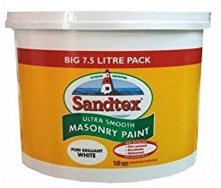Sandtex Ultra Smooth Masonry Paint - Pure Brilliant White - 7.5 litres by Sandtex