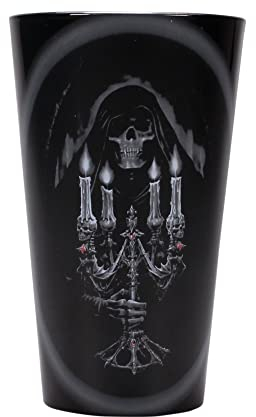 Anne Stokes Glas Candelabra schwarz