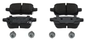 Bosch BP1762 - Brake Pads Car Rear Axle - 1 Set of 4 Pads | Bosch Quality - Reduced Noise and Dust - ECE-R90 Certified - Copper-Free