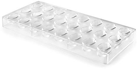 LACOR Schokolade Schimmel Blumenblatt, Polystyrene, Transparent, 28 x 14 x 3 cm, 1 Einheiten | Langlebiges Profi-Utensil; entwickelt für optimale Leistung und schnelle, unkomplizierte Reinigung in der Spülmaschine