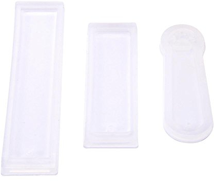 Akozon DIY Lesezeichen Form, 3 teile/satz DIY Rechteck Katze Klaue Silikonform Harz Schmuck Lesezeichen Handwerk mit Loch Transparente Form