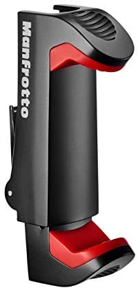 Manfrotto Universal Smartphone-Halterung, für Mini- Kamerastativ, Tisch-Stativ, für Pro Version (MCPIXI), Vlogging, Schwarz