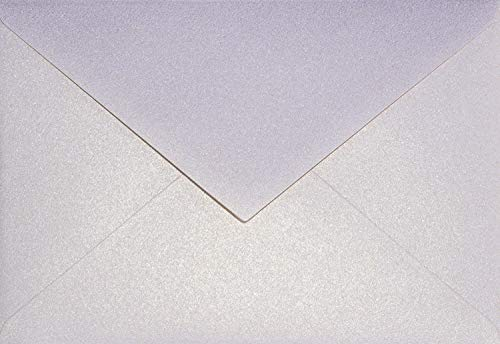 Netuno 25 enveloppes dorées roses nacrées C6 114x162mm Aster Metallic Candy Pink Gold rabat pointu enveloppes nacrées enveloppes brillantes pour invitations anniversaires mariage cartes de vœux Noël