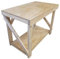 Wooden Workbench Superior Strength 18mm Plywood Top - Industrial Heavy-Duty Table (5ft)