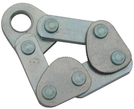 Dönges Morsetto a rana, apertura alare Ø 1-3 mm, per tensionamento di corde e fili, zincato, con ganasce in acciaio temprato