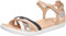 ECCO Damen Simpil Sandal Flat Sandal Knöchelriemen, Multicolour Powder, 39 EU