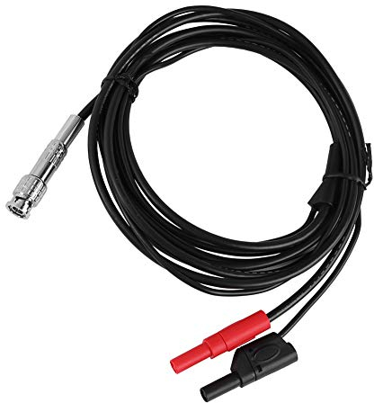 LiebeWH Messleitungen, Bananenkopf Adapterkabel, HT30A Hochleistungs Auto Testkabel BNC zum Bananenkopf-Adapterkabel für Automobilmessgerät Länge 3 Meter Eingangswiderstand 50 Ω