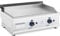 Royal Catering Fry Top de Gas Doble para Cocina Parrilla Profesional RC-GGF750 (Placa lisa de 74,5 x 40 cm, 2 x 3100 W, Gas natural 20 bar)
