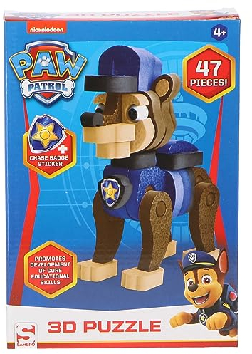 Paw Patrol 3D Puzzel Chase 47 Stukjes.