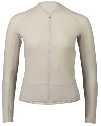 POC Damen Essential Road W's Ls Jersey T Shirt, Light Sandstone Beige, S EU