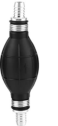 Fuel Pump Line Hand Primer Bulb, Fydun Line Hand Primer Head Gas 12MM Rubber & Aluminum Fuel Pump Line Hand Primer Bulb Gas Petrol For Car Boat Marine Outboard