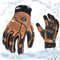 Vgo... 1Paar Winter-Mechaniker-Handschuhe, Sicherheitsarbeitshandschuhe für Kühllager oder Gefrierschrank, Wasserdicht, Stöße und Vibrationen reduzieren, -20℃/-4°F, w/3M Thinsulate (CA7722FLWP)